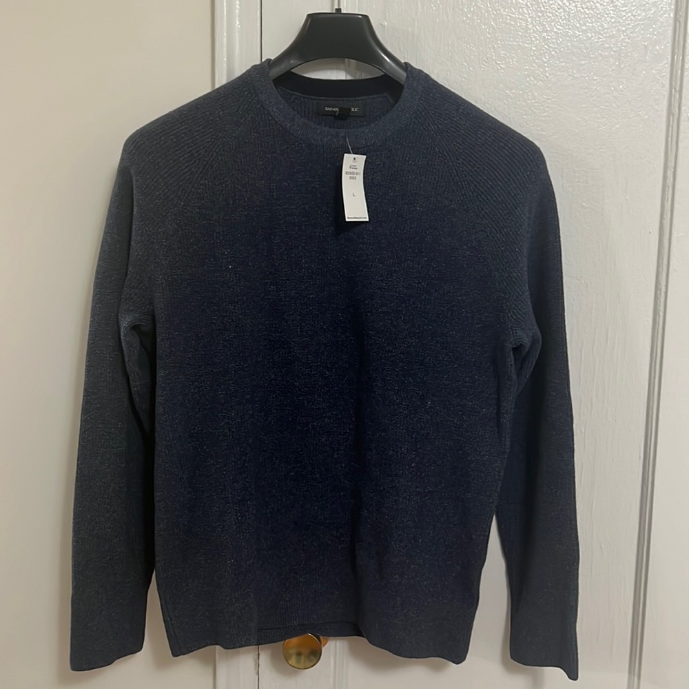 NWT banana republic men’s cotton sweater